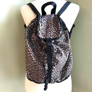 Vintage LeSportsac cheetah print backpack. Classic LeSportsac fabric. Decent!
